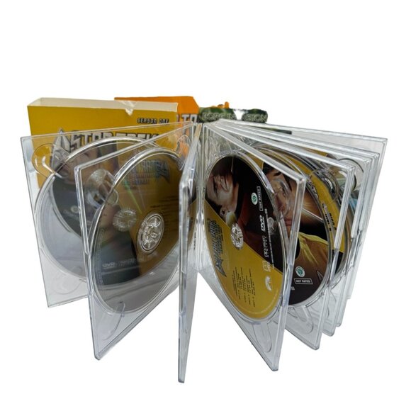 Star Trek Original Series Complete First Season Sci-Fi 8 DVD Yellow Hard Shell - Picture 4 of 4